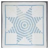American Star Quilt 19th Century
