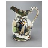 American Buffalo Pottery Pilgrim Pitcher 1907