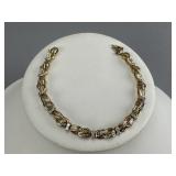 14K YG Est. 2.00 Carat TW Diamond Tennis Bracelet