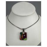 925 Silver Snake Necklace / 950 Silver Pendant