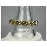 Italy Krementz 925 Gold -Plated San Marco Bracelet