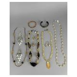 Amber Tone Agate Citrine Bead Fashion Jewelry