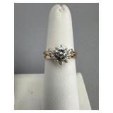 14K Yellow Gold 0.50 Carat TW Diamond Wedding Set