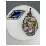 Rosenthal Selb-Germany Charm, Pot Metal Pin