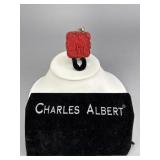 Charles Albert FNS Sterling Silver Cinnabar Zodiac