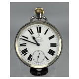 Great Britain Silver Goliath Carriage Watch