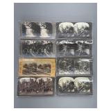 8 Wales Scenic Stereoview Cards