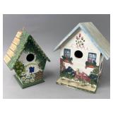 Hand-Painted Wooden Birdhouses