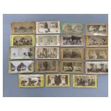 Adult Children Humorous Scenic Stereoviews