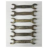 Six Ford-Branded Open-End Wrenches
