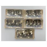 "Country Cousin Reuben" Stereoview 5 Card Set