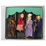 Hand-Painted Puppet Figures in Box