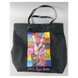 Black Tote Bag by Maria Reyes Jones