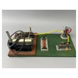 Jensen Mfg. Co. Model Steam Engine Display