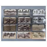 42 Stereoview Cards of India and Ceylon