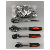 Chrome Vanadium Ratchets and Socket Set