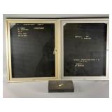 Bulletin Boards with Letter Set