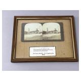 Framed Stereoview of St. Augustine Slave Market