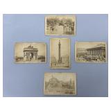 5 Editeur Herve from Paris Stereoview Cards