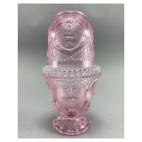 Mosser 3-Piece Pink Glass Fairy Lamp
