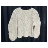 Maurices Knit Sweater, Size S, Ivory
