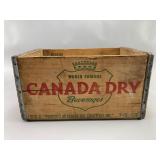 Canada Dry Wooden Beverage Crate