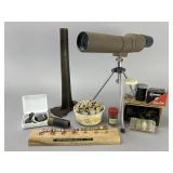 Spotting Scope, Cast Iron Shoe Anvil, Ammo Compone