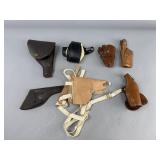 7 Leather Holsters - Various Styles