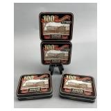 4 Schrade 100th Anniv Old Timer Knives w/Tins