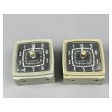 2 General Electric Electromechanical Timers