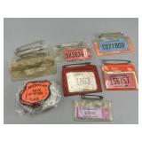 Assorted Michigan Tags in Protectors