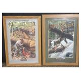 2 Remington Framed Posters by Ron Bickham