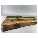 5 Assorted Leather Gun Sleeves