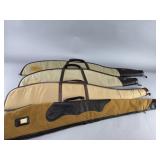 Lot of 7 Soft Gun Cases, Various Styles