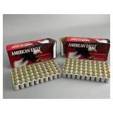 .380 Auto American Eagle Ammo, 100 Rounds