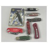 Lot of 8 Knives incl. Smith & Wesson, Winchester
