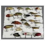20+ Assorted Vintage and Modern Fishing Lures