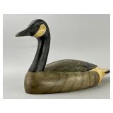 Large Canadian Goose Wood Decoy with "RJK" Marking