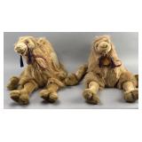 Pair of Dakin Camel Plush Toys, Elegante Series