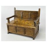 Bench Jewelry & Music Box, 6in