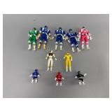 10-Piece Power Rangers Action Figures Lot