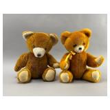 Vintage Kuddles Toy Teddy Bears, Pair