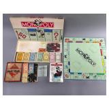 Lot of 2 Vintage Monopoly Board Games