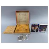 Vintage Drueke Chinese Solitaire + Cards