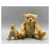 Pair of Vintage Teddy Bears, 10" & 5"