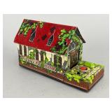 Mystery Bank Tin Litho Mechanical Coin Bank