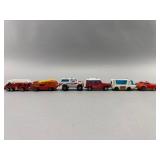 Vintage Matchbox Emergency Die-Cast Vehicles.