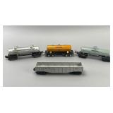 Lionel O Gauge Tank Cars & Gondola
