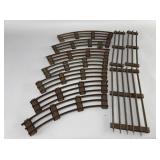 American Flyer Train Tracks, 11 Pieces