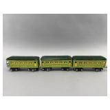 Lionel Lines Passenger Car Set, 3 Pieces